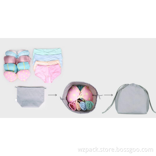 2016 OEM draw string cosmetic bag storage bag